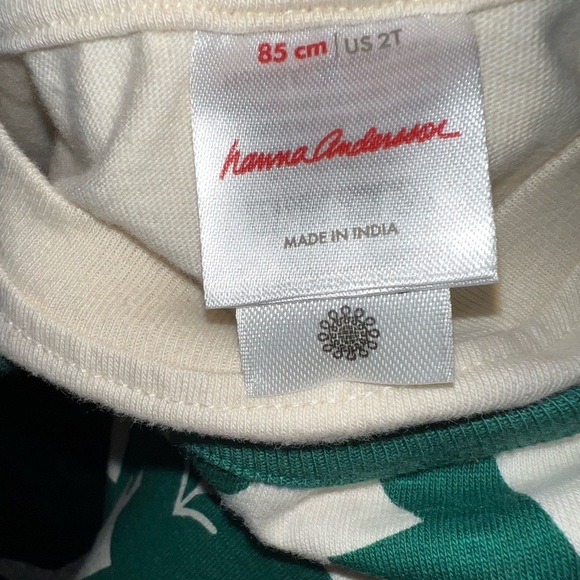 Hanna Andersson Baby Overall & Tee Set In Cotton Jersey - Picture 2 of 12